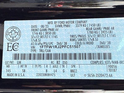 2023 Ford F-150 Raptor